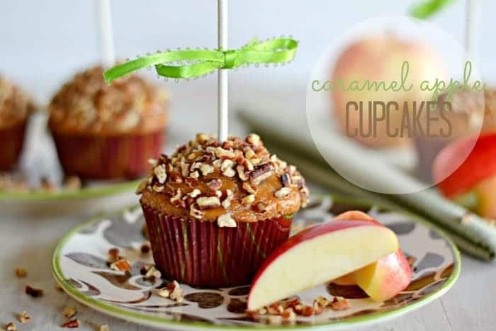 caramel apple cupcake-title