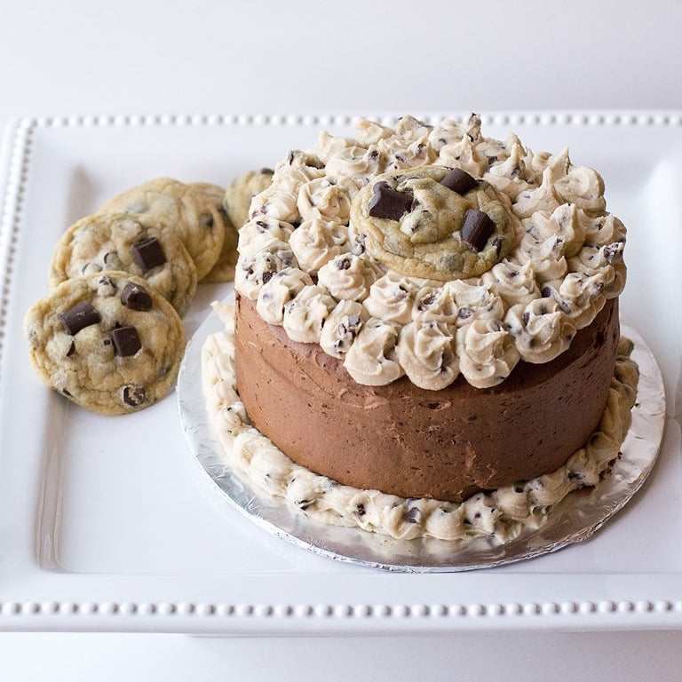 cookie dough cake