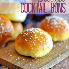 These pretzel cocktail buns are the perfect slider for tailgating! | www.kitchenmeetsgirl.com
