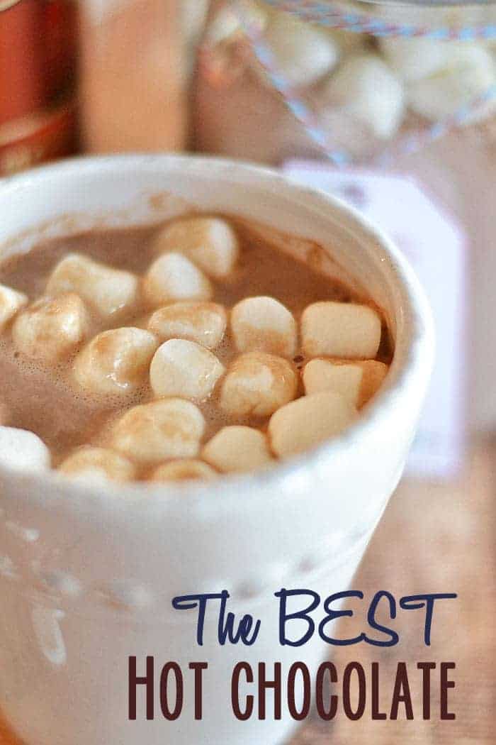 The BEST Homemade Hot Chocolate Mix