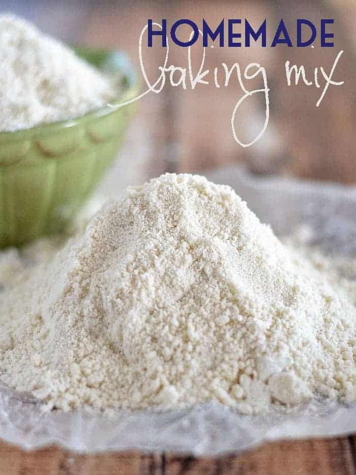 Skip the box mixes and keep this Homemade Baking Mix on hand instead. With this basic baking mix you can make quick, tasty homemade biscuits in minutes—or use it in any recipe that calls for biscuit mix.