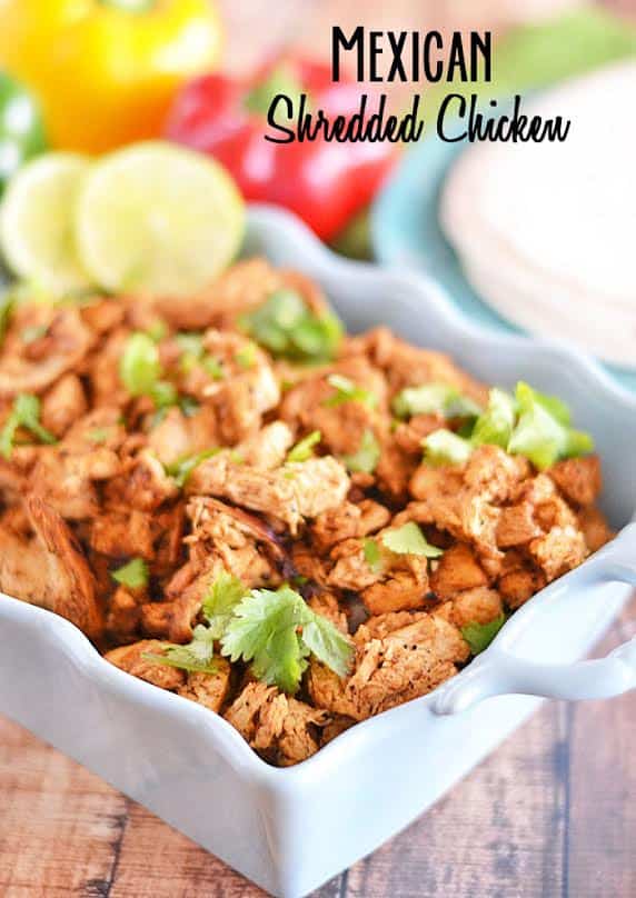 Mexican Shredded Chicken | Kitchen Meets Girl
