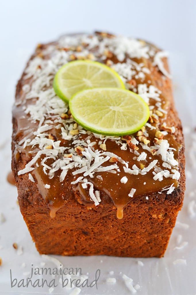 Bring the tropical flavors of banana, coconut, and lime to your kitchen with this Jamaican Banana Bread! Even though the ingredient list is long, this recipe is easy to make and soooo worth it!