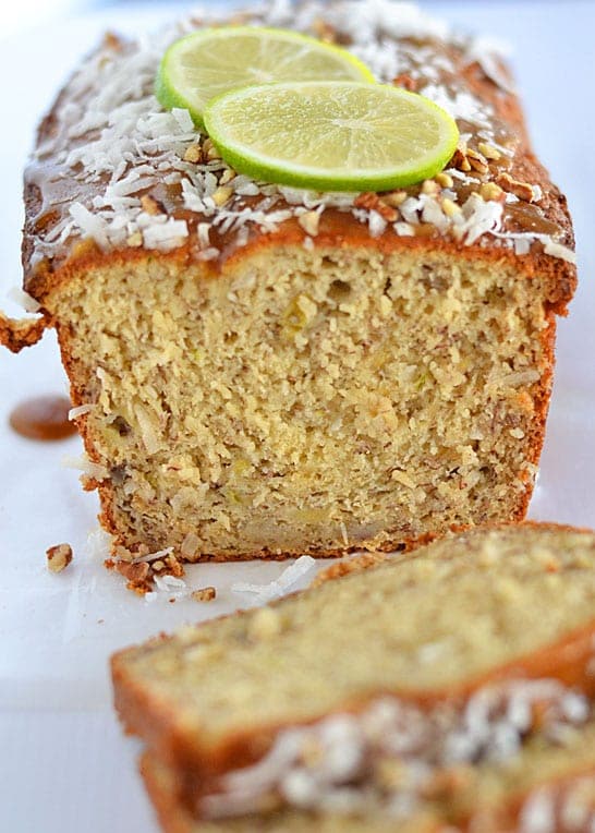 Bring the tropical flavors of banana, coconut, and lime to your kitchen with this Jamaican Banana Bread! Even though the ingredient list is long, this recipe is easy to make and soooo worth it!