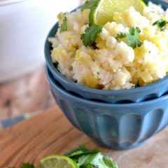 With only four ingredients and the push of a button, this Pineapple-Lime Jasmine Rice comes together in a flash. Plus, it's the perfect side-dish for spring and summer meals!