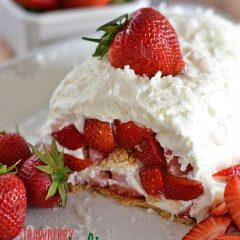 This Strawberry Coconut-Lime Icebox Cake is super simple to make, requires no baking, and is a stunning spring dessert that everyone will enjoy!