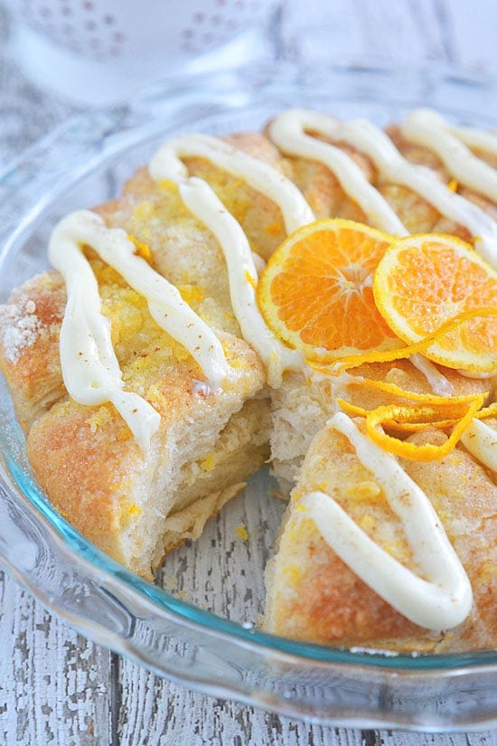 This Easy Orange Coffee Cake takes just 10 minutes of prep time and 20 minutes to bake - it's perfect for a quick and easy breakfast treat, and special enough to serve when entertaining.