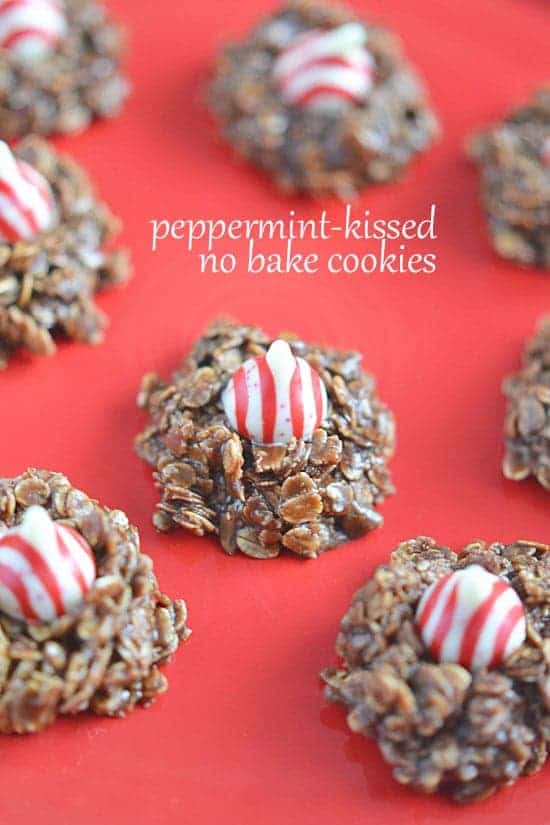 Take no-bake cookies to the next level with addition of peppermint extract and peppermint kisses - and with the addition of Horizon Organic whole milk, this is a holiday treat you won't feel guilty eating!