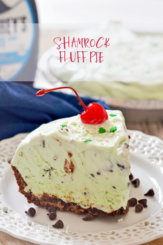 Shamrock Fluff Pie is an easy no-bake dessert that is light, minty and perfect for any occasion.